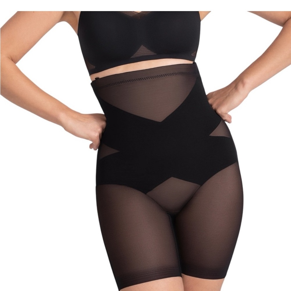 HONEYLOVE SuperPower Short Shapewear Runway Black NEW Size Small Sculptwear NWT